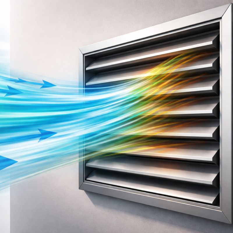 Airflow louvre